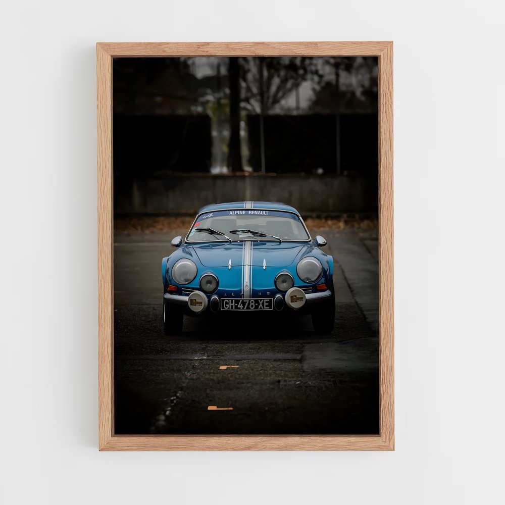 Poster Porsche Étoile – affiche Alpine (vue 4)